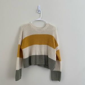 Moon & Madison Striped Knit Sweater